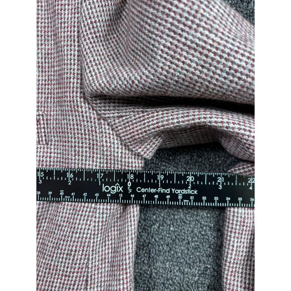 Collectables Blazer Womens 12 Gray Tweed Wool Blend Velvet Collar Made Japan - Picture 7 of 7